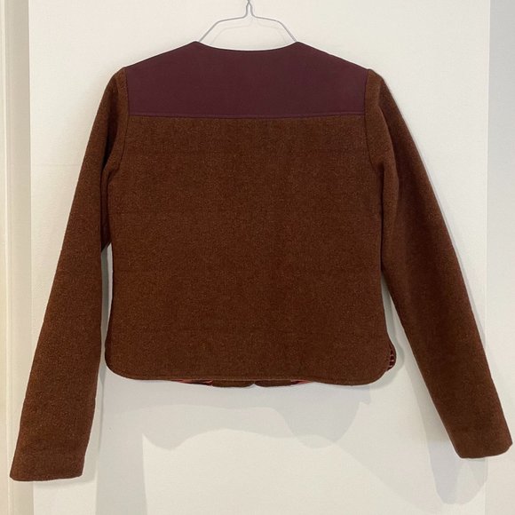 Carve Designs Brown and Purple Paneled Jacket - Picture 6 of 6